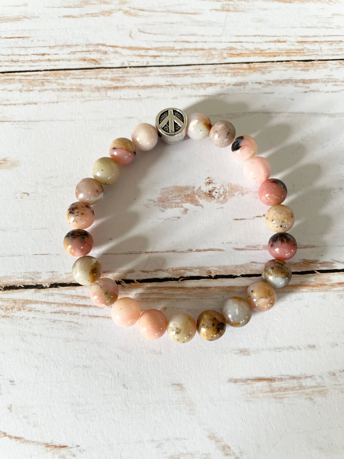 Pink Opal gemstone Bracelet