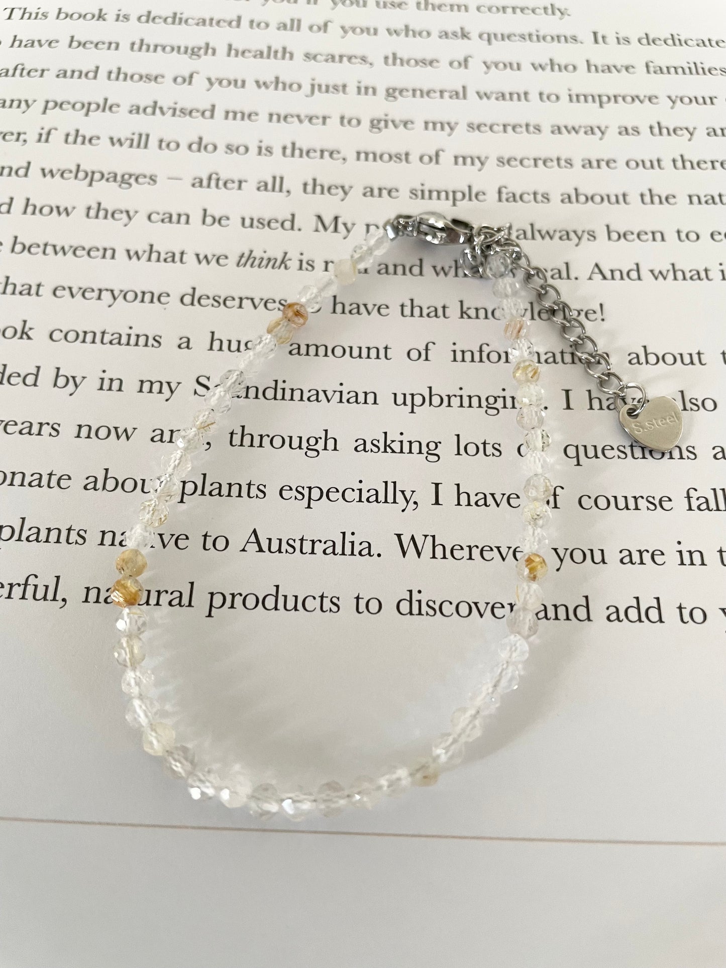 Golden Rutile Faceted Necklace