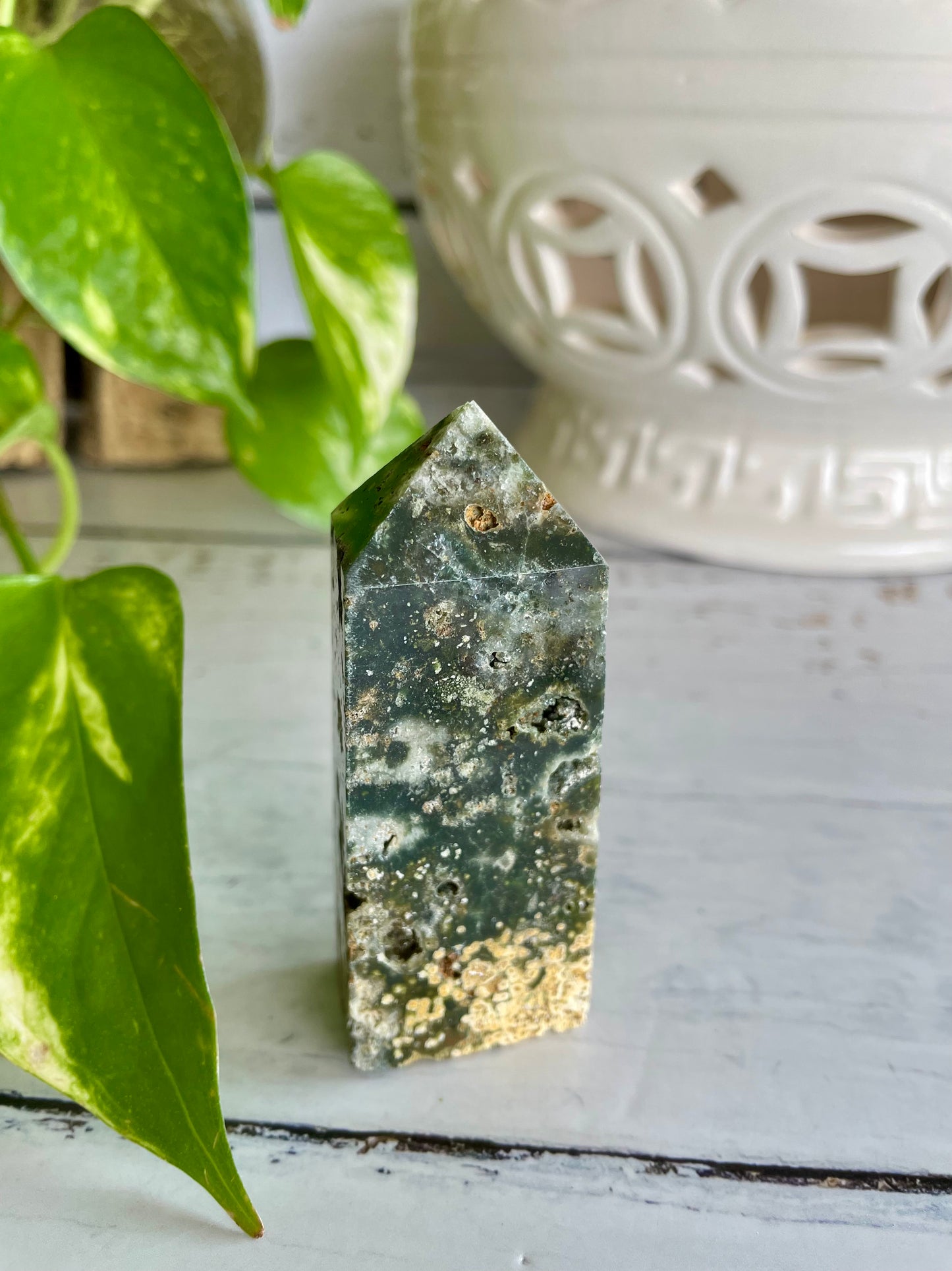 Ocean Jasper Obelisk