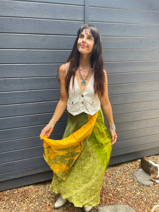 Upcycled Sari Skirt 21