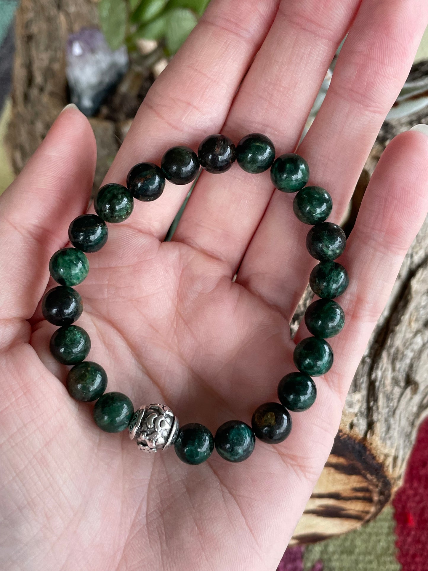 Emerald Healing Bracelet ~ Clairvoyance