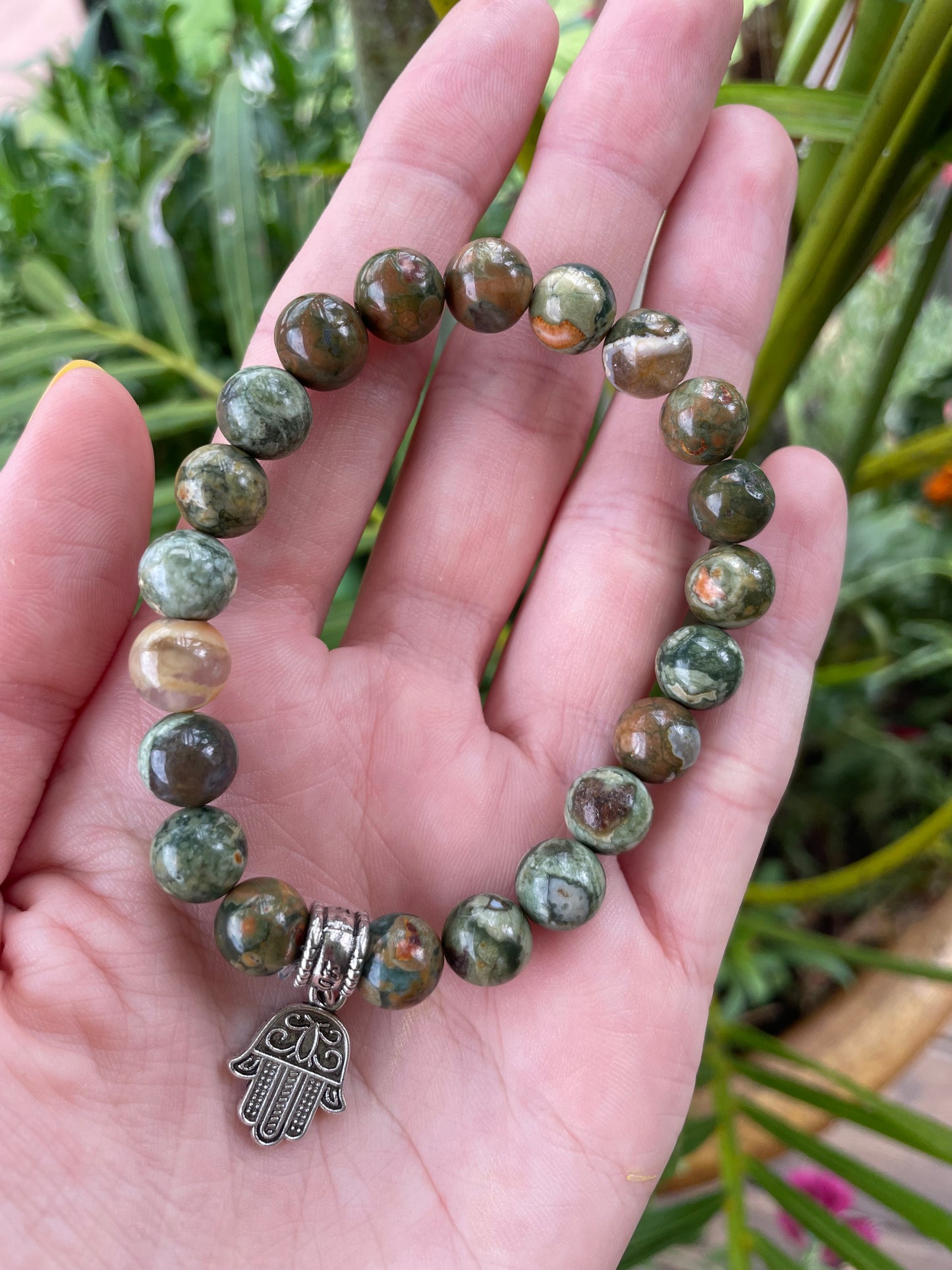 Rainforest Jasper Healing Bracelet ~ Nurture