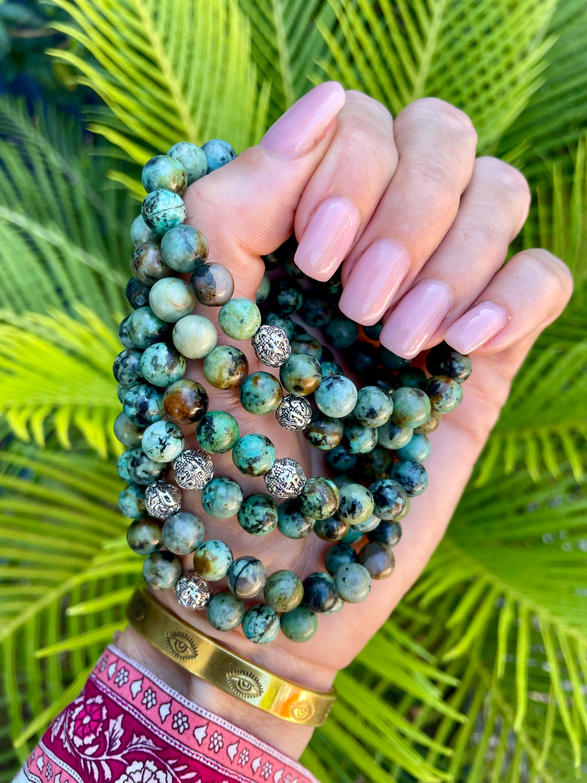 African Turquoise Healing Bracelet