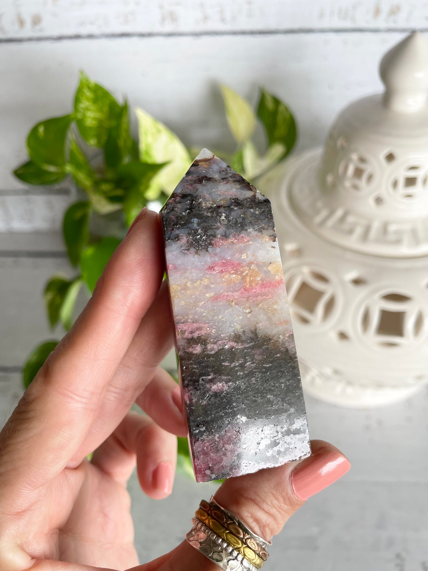 Rhodonite Obelisk