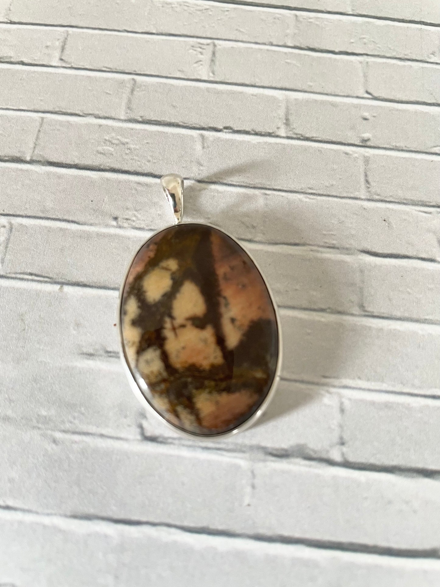 Outback Jasper Silver Pendant