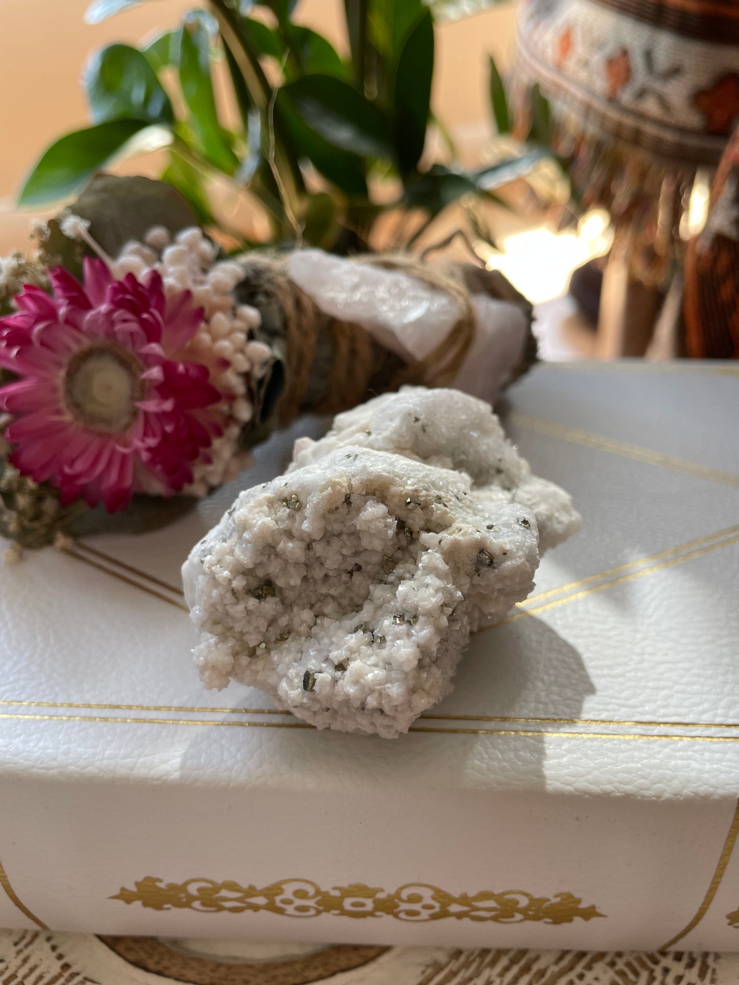 Quartz and Pyrite Cluster