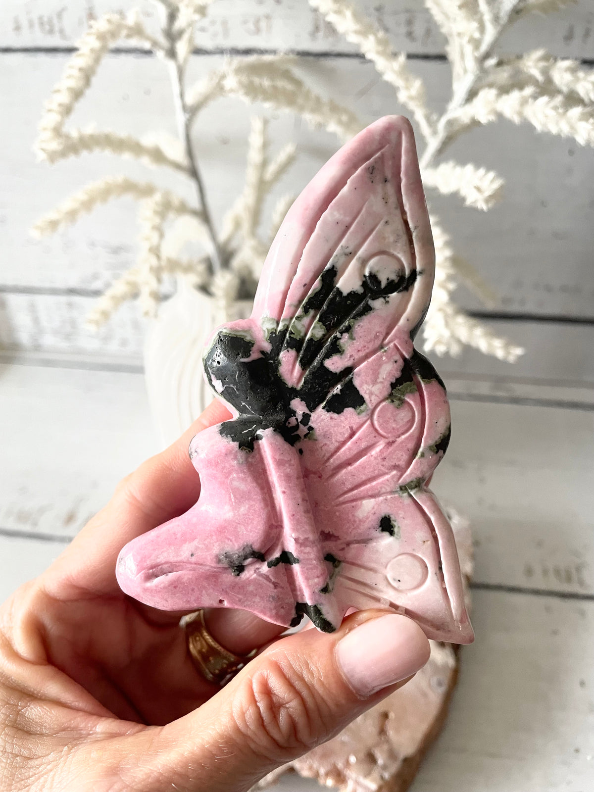Peruvian Rhodochrosite Fairy
