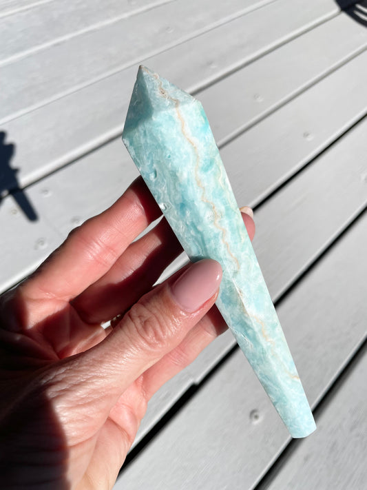 Hemimorphite Torch/Point
