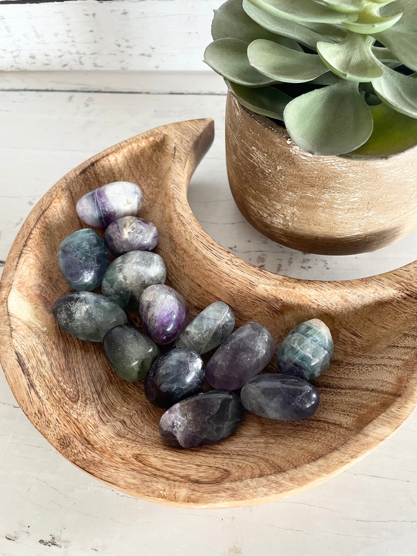 Rainbow Fluorite Tumble Stones