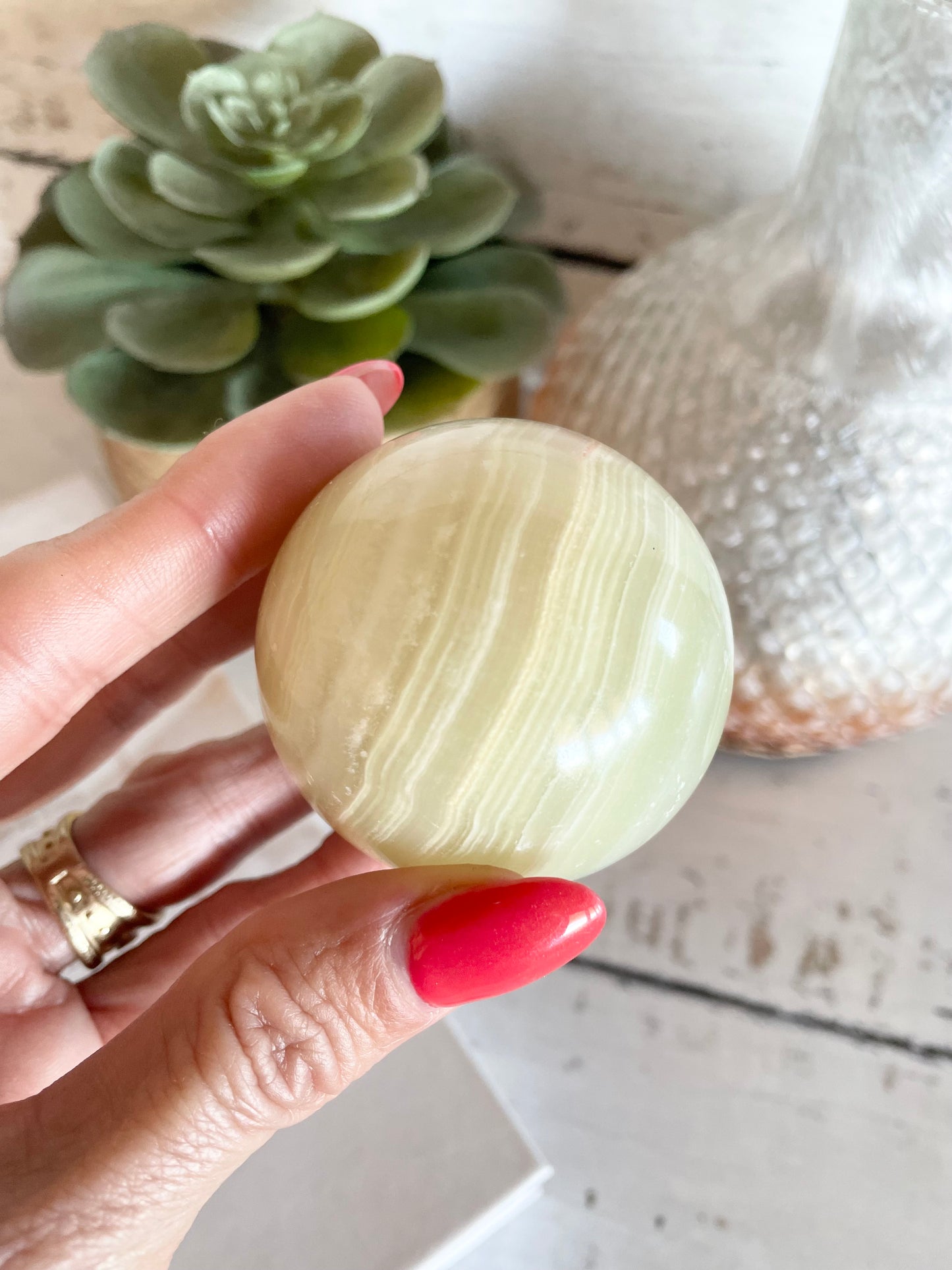 Afghanistan Jade Sphere includes holder
