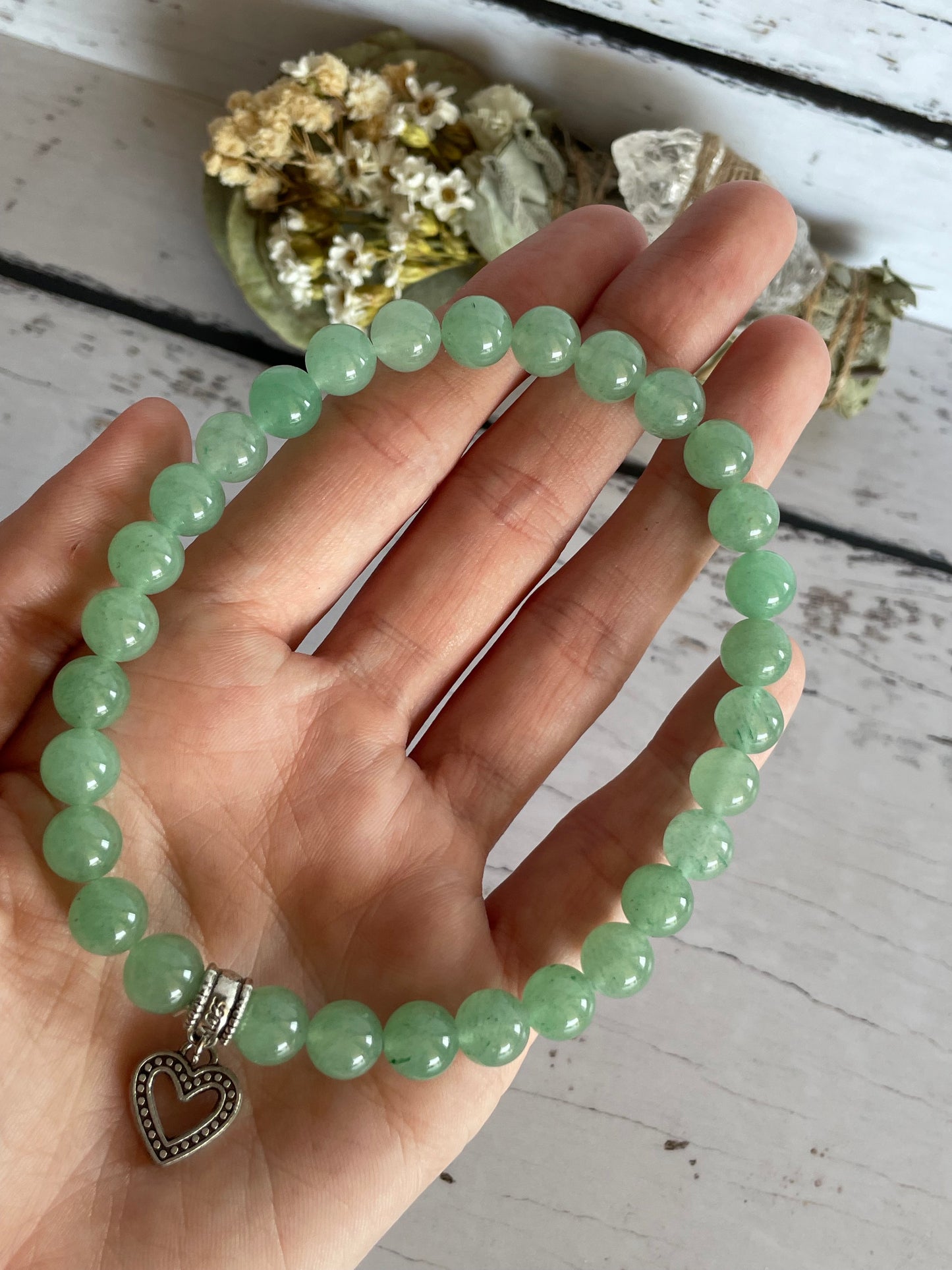 Green Aventurine Healing Anklet ~ Nature Spirit ©️