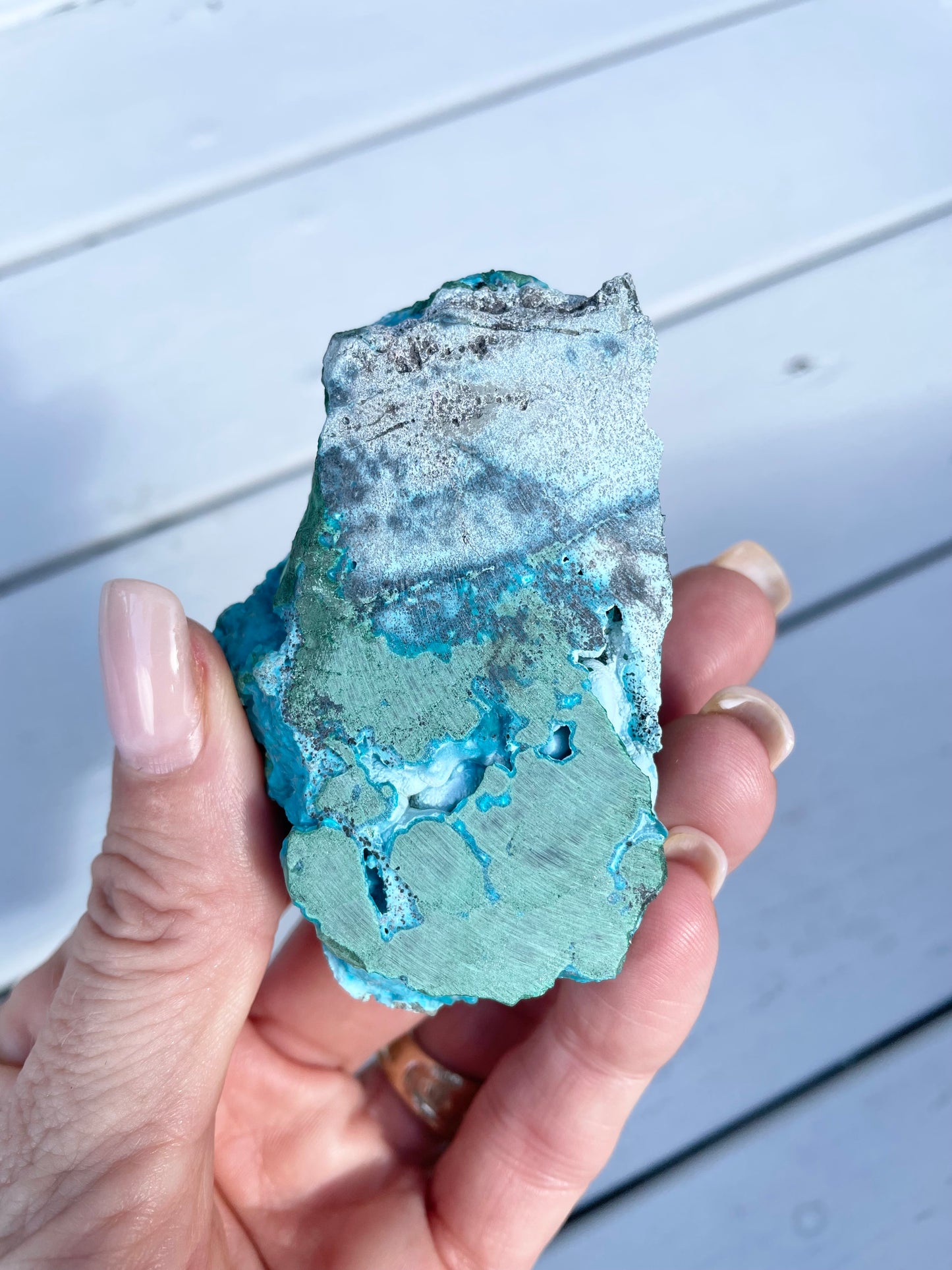 Chrysocolla Malachite Freeform