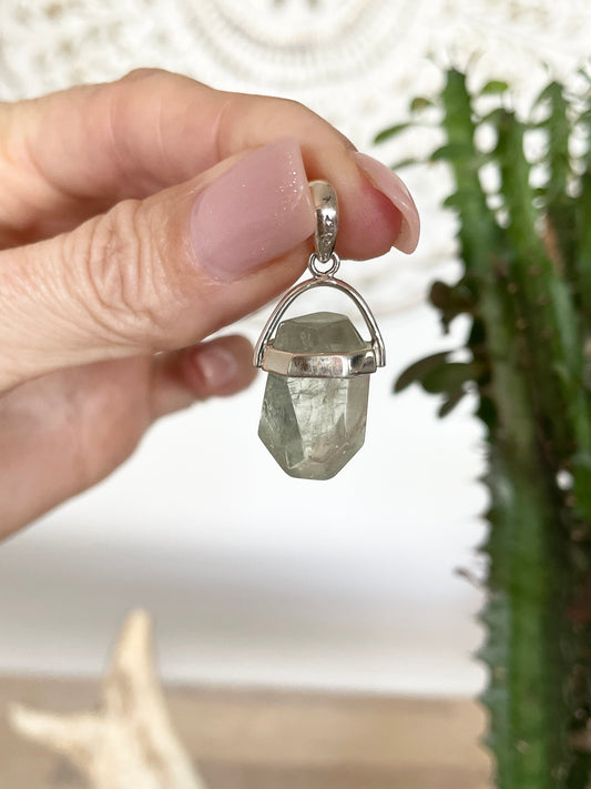 Prasiolite/Green Amethyst Pendant