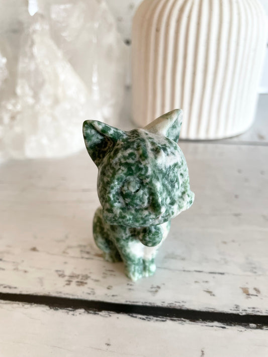Luna Cat - Tree Agate