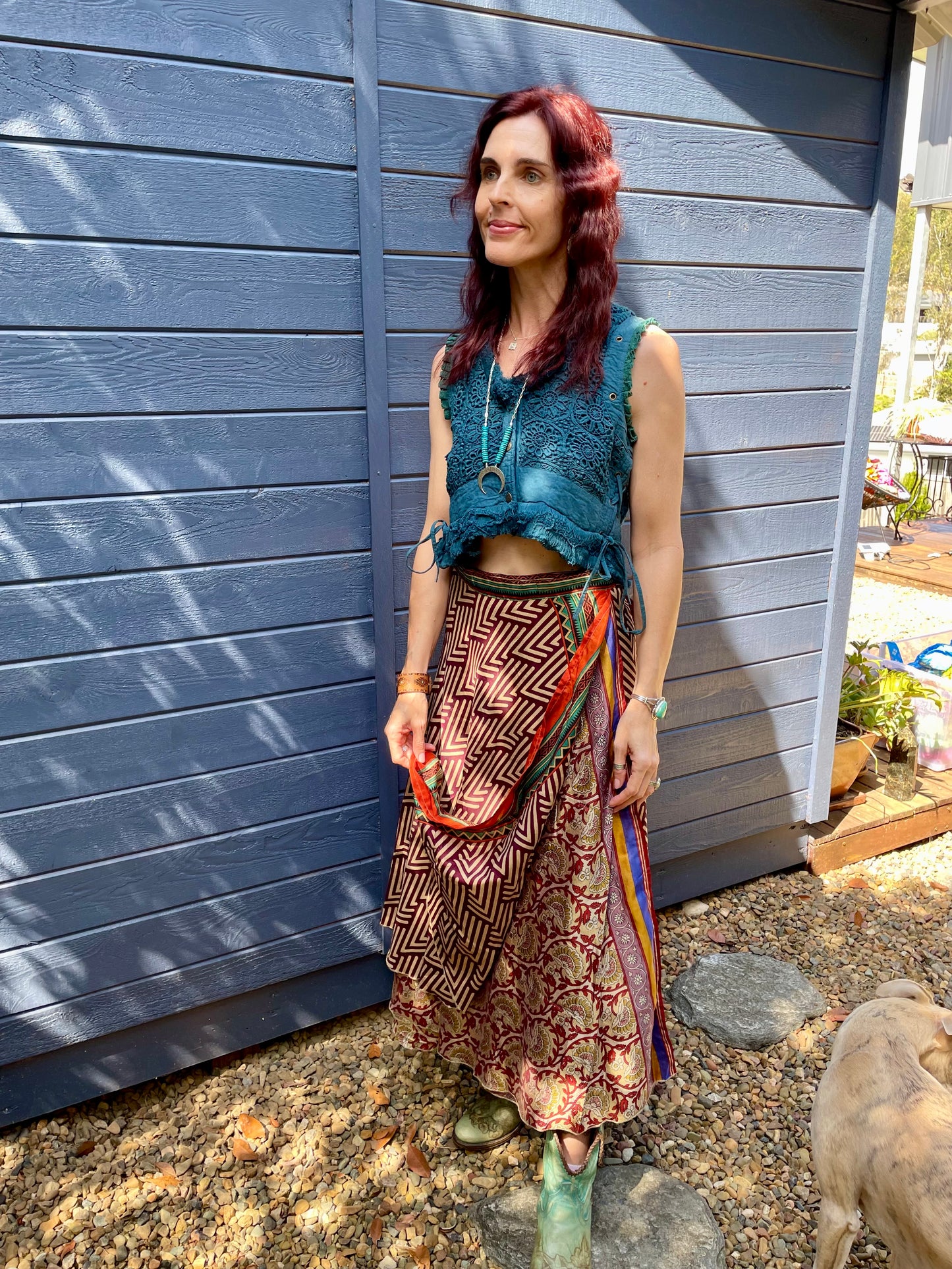 Sari Skirt ~ 49