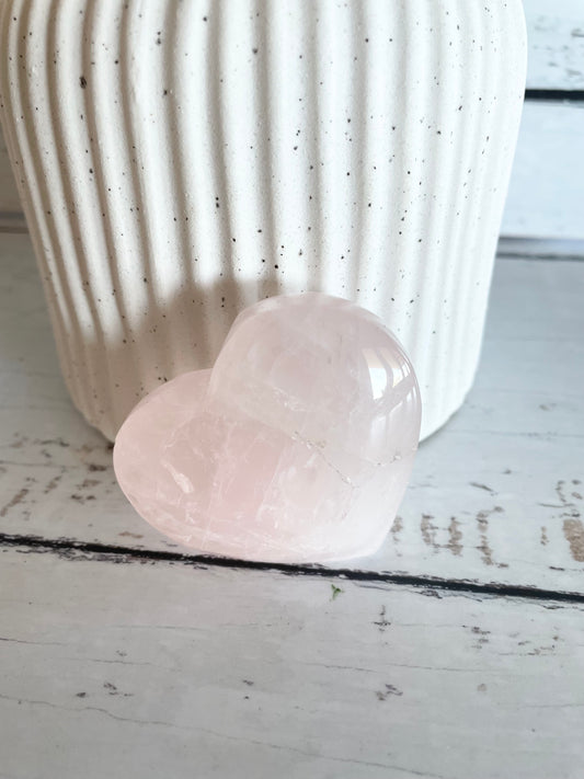 Rose Quartz Heart