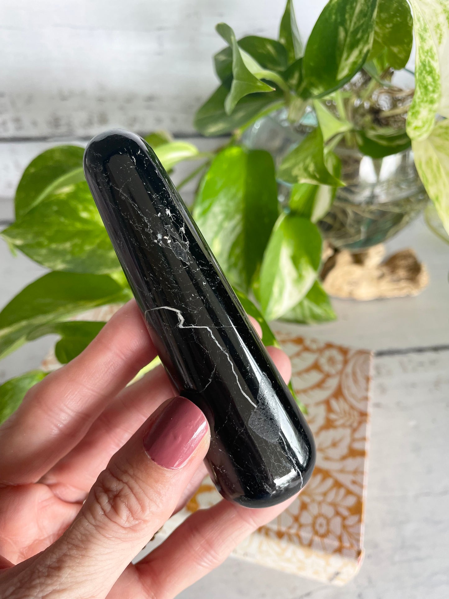 Black Tourmaline Healing Wand