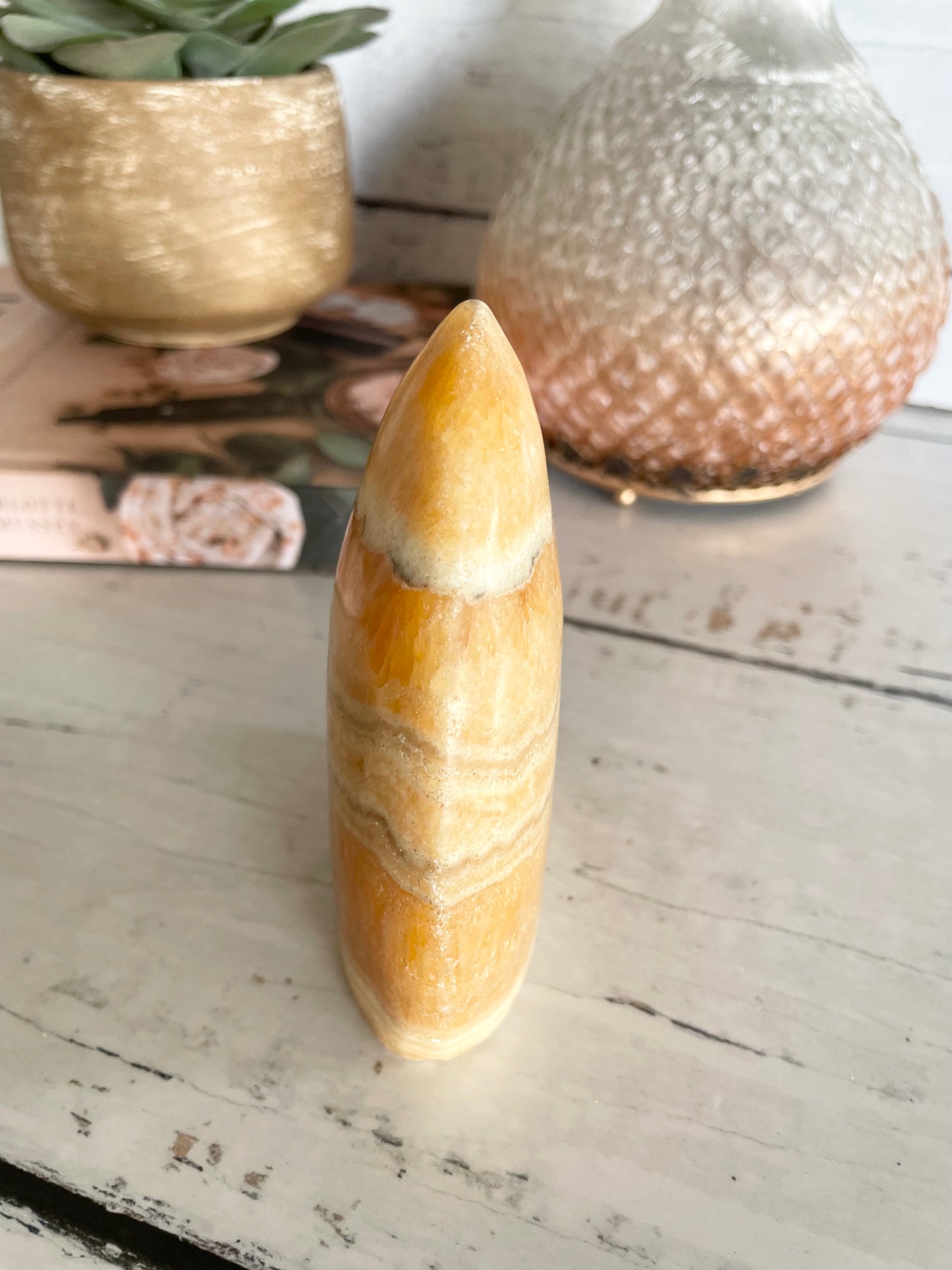 Orange Calcite Dome