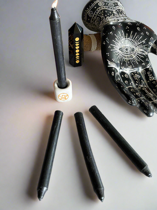 Wish/Manifest Candle Black - for protection against negativity
