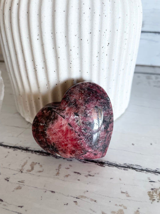 Rhodonite Heart