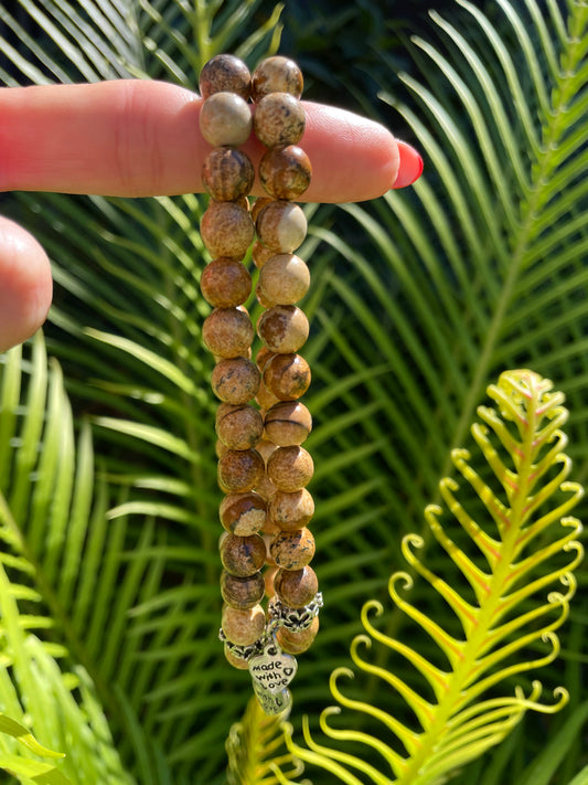 Picture Jasper Healing Anklet