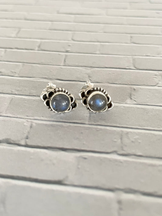 Labradorite Studs