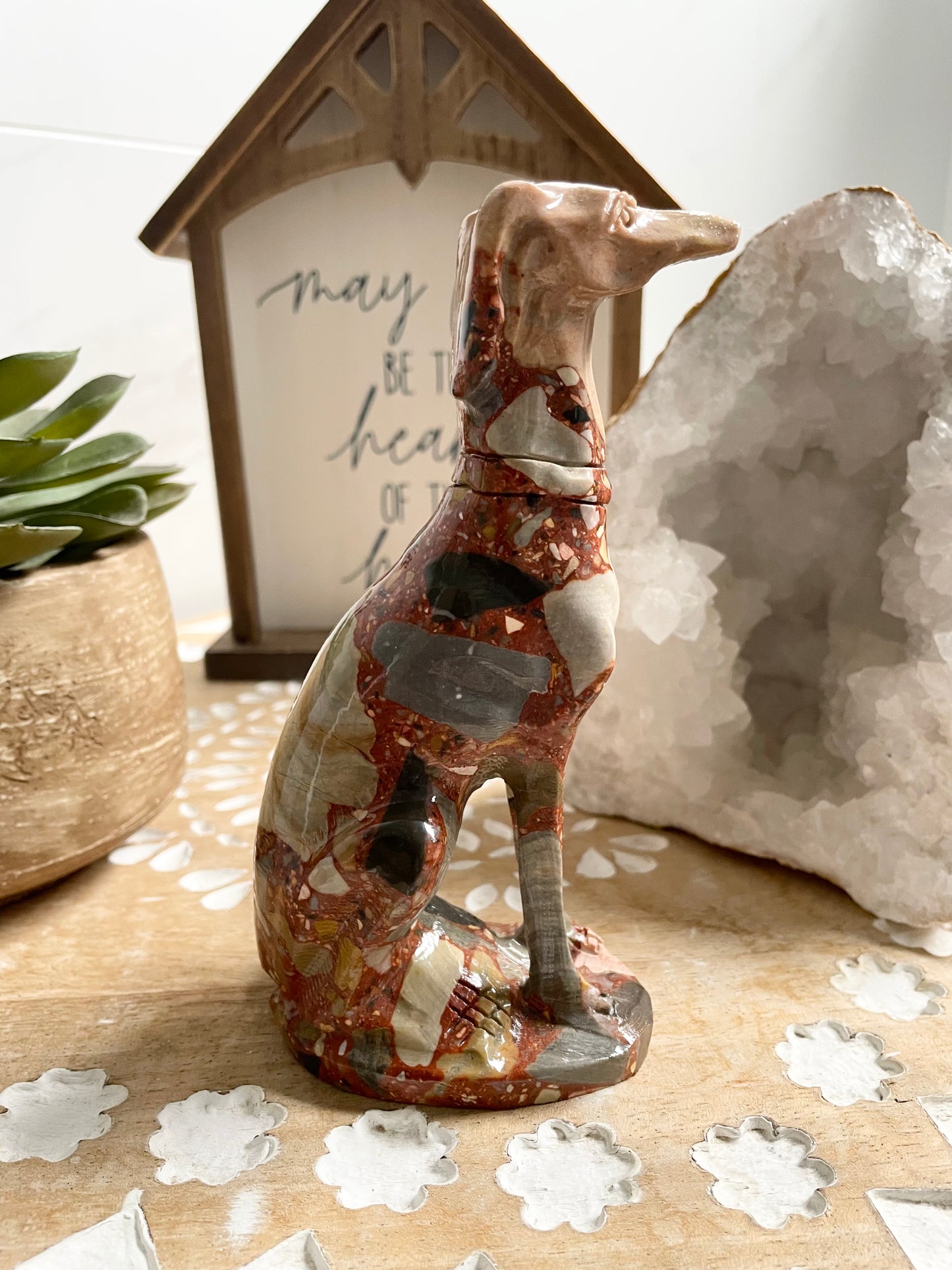 Sleek Slighthound - Brecciated Jasper