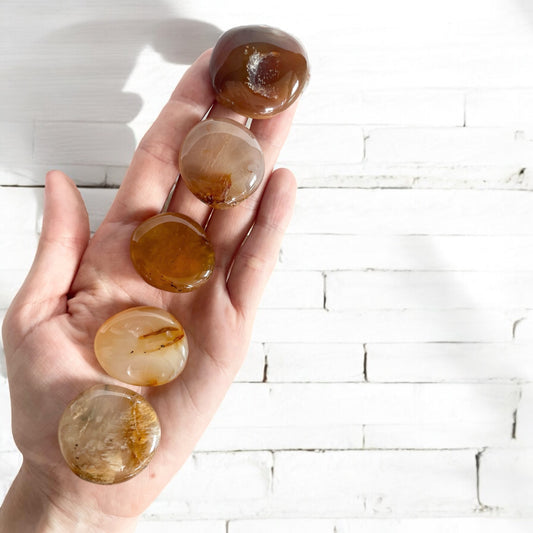 River Agate Thumb/Worry Stone ~ intuitively chosen