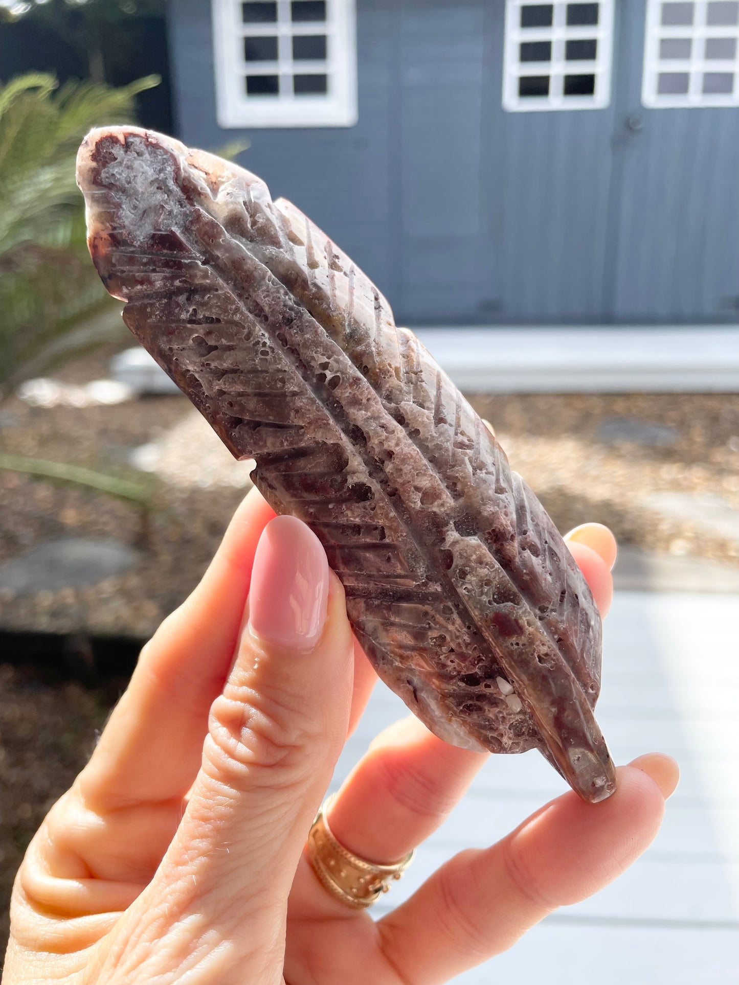 Mexican Agate Feather