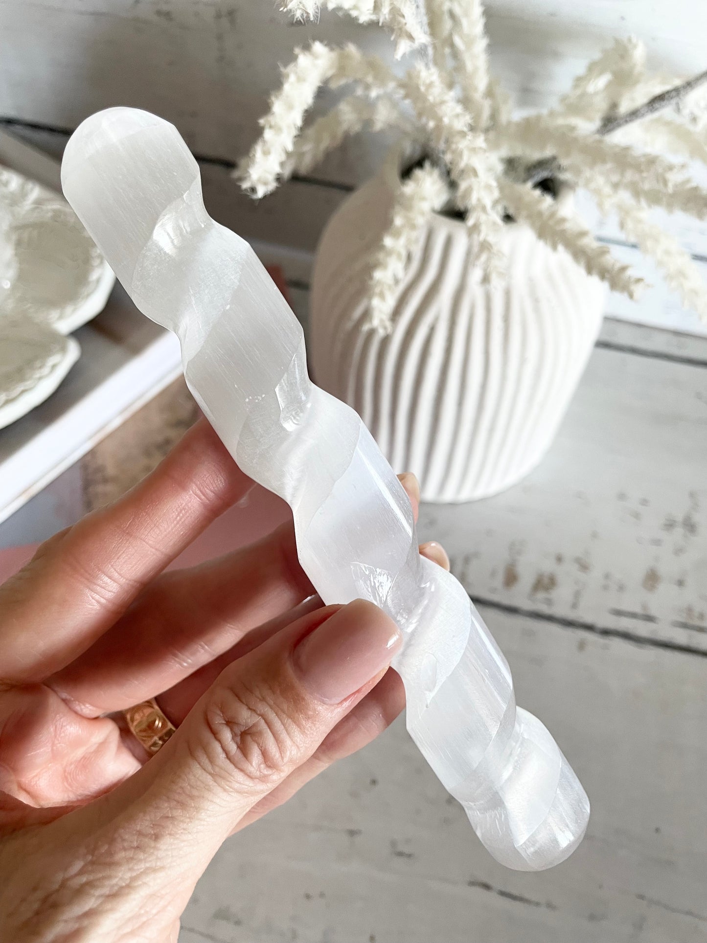 Selenite Wand