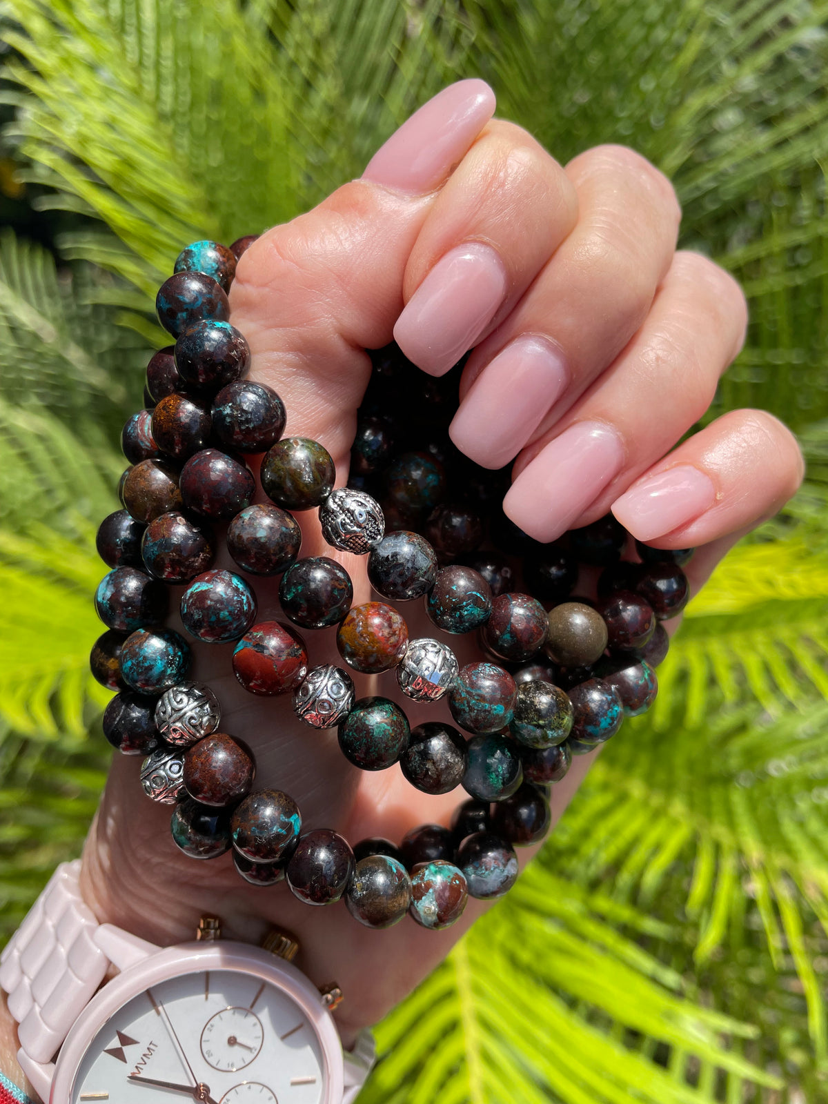 Chrysocolla Matrix Healing Bracelet