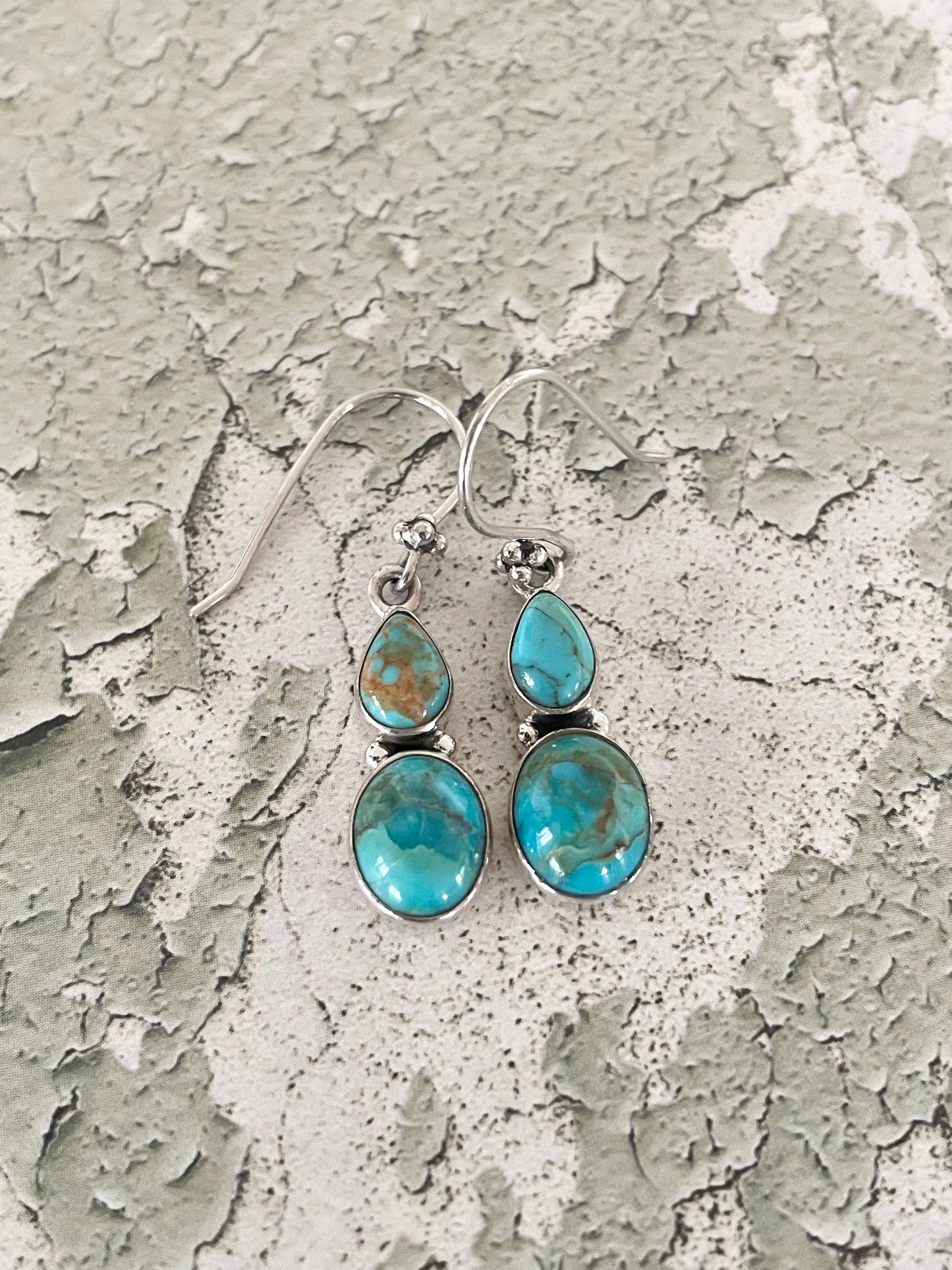 Kingman Turquoise Dangles