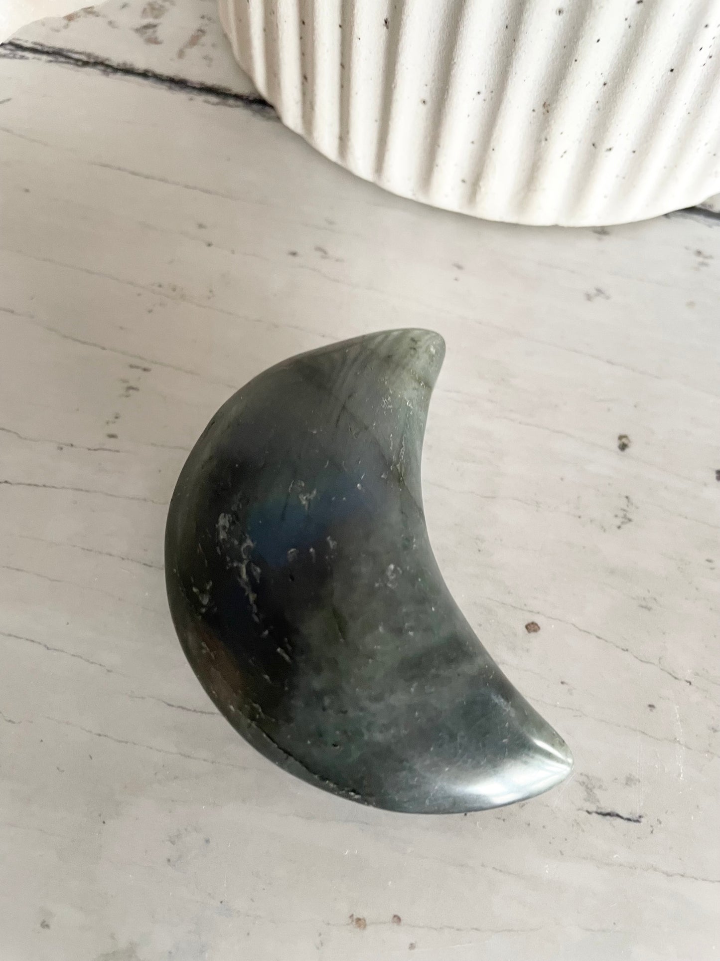 Labradorite Crescent Moon