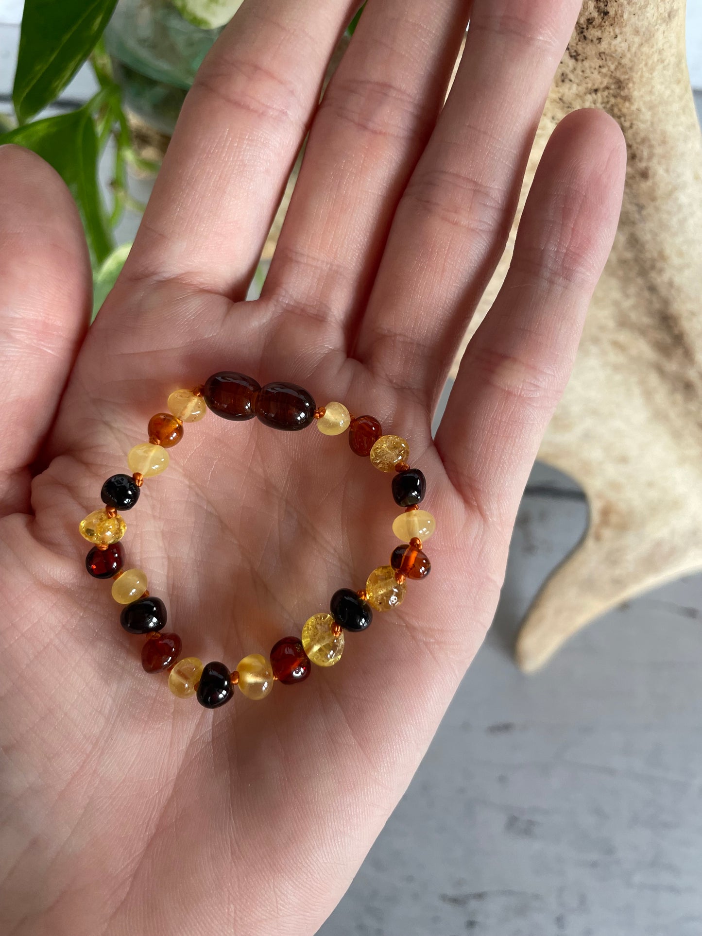 Amber Baby Bracelet ~ Multi Stone