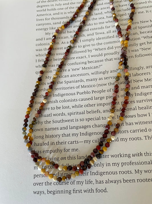 Mookaite ~ Faceted necklace