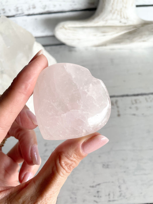 Rose Quartz Heart