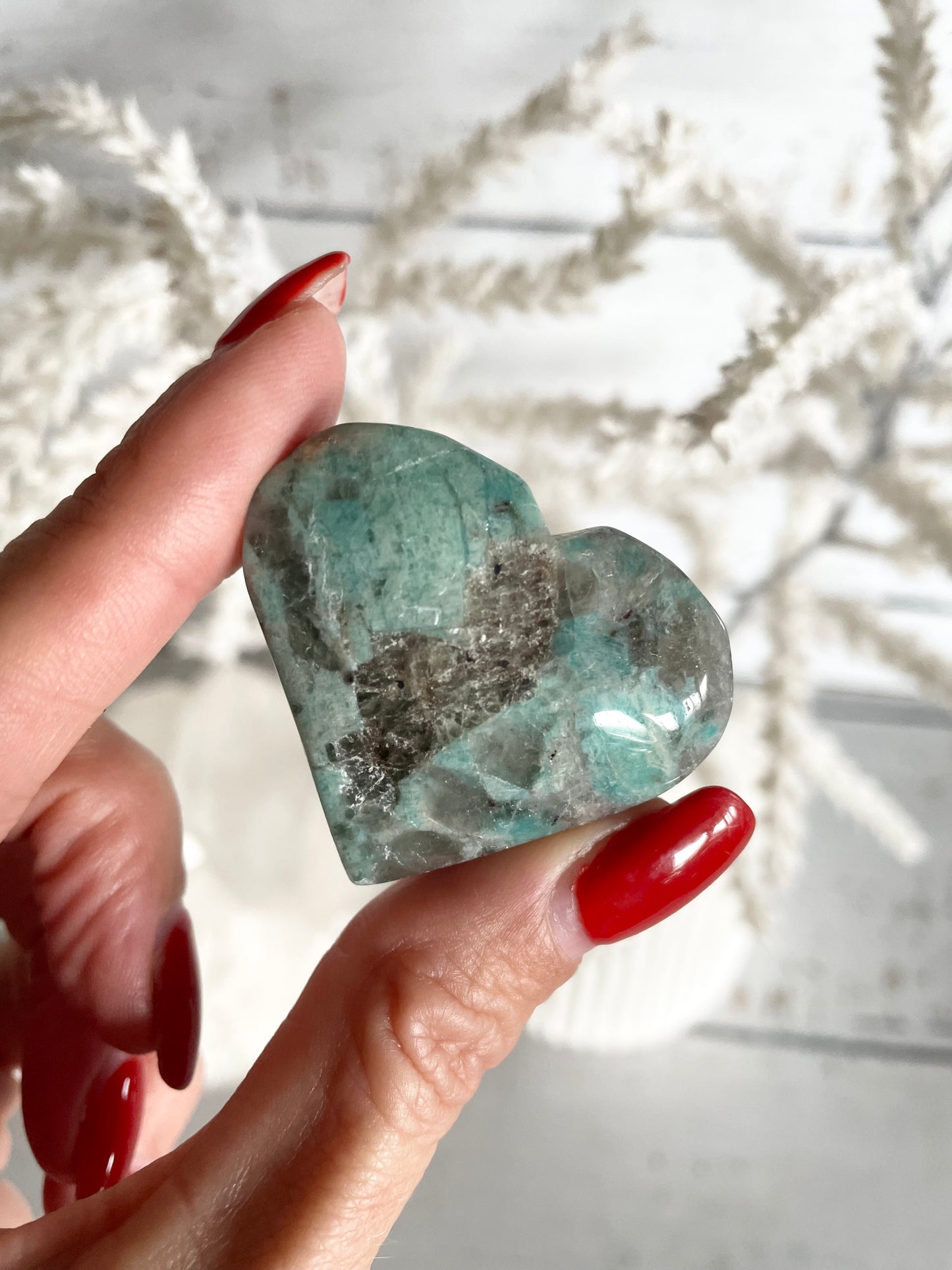 Amazonite Heart