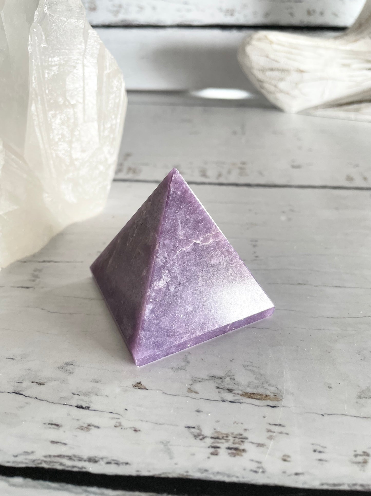 Lepidolite Pyramid