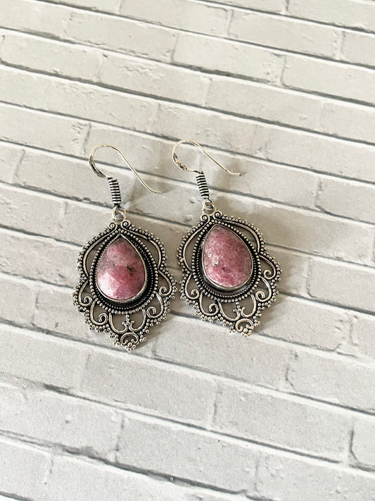 Rhodonite Dangles