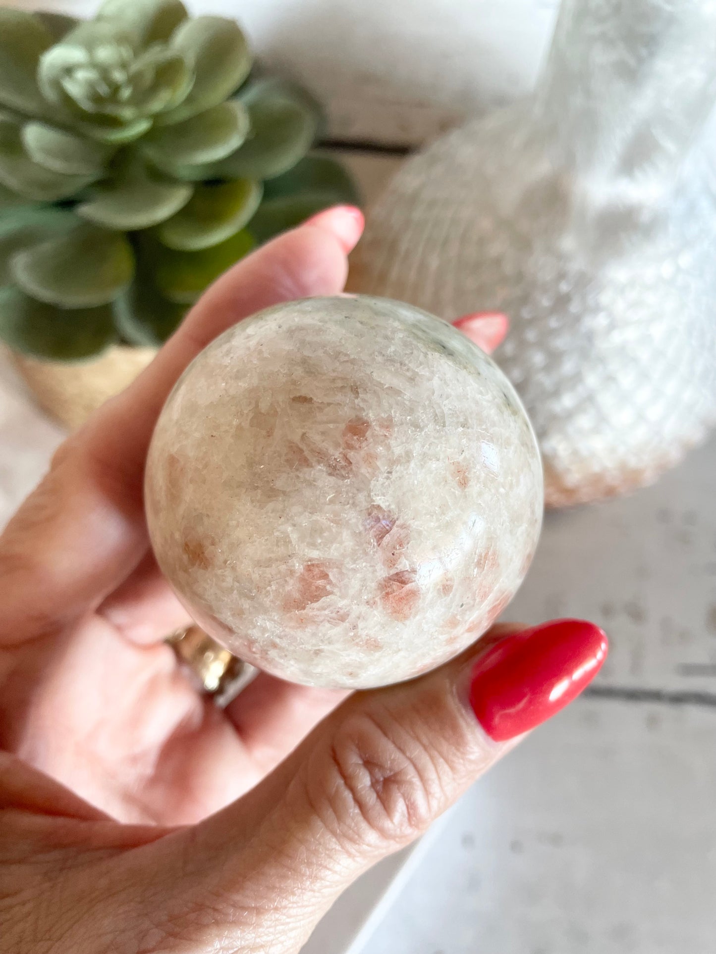 Sunstone Sphere Includes Holder