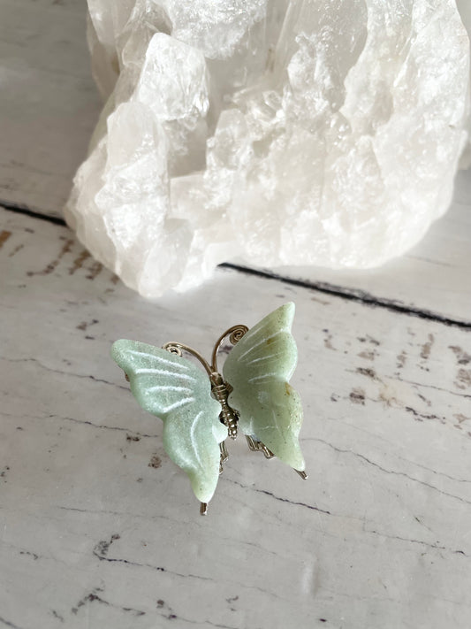 Green Aventurine Butterfly