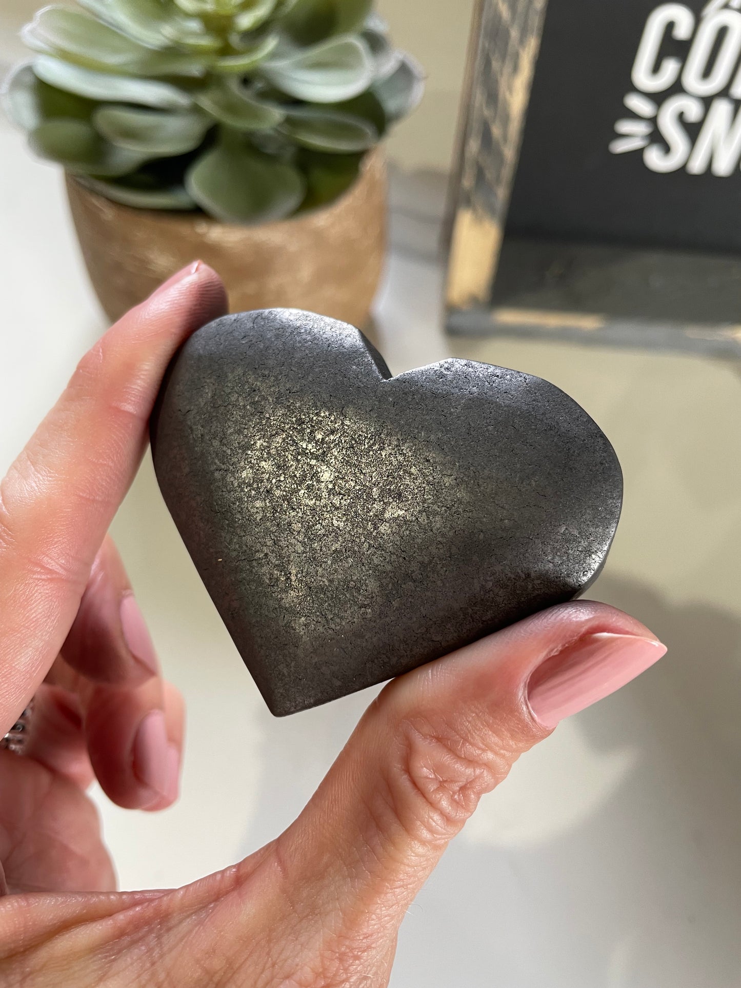 Shungite Heart