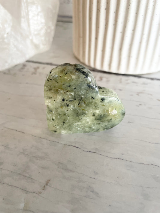 Prehnite Heart