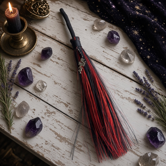 Dragon Witch’s Besom ~ Garnet