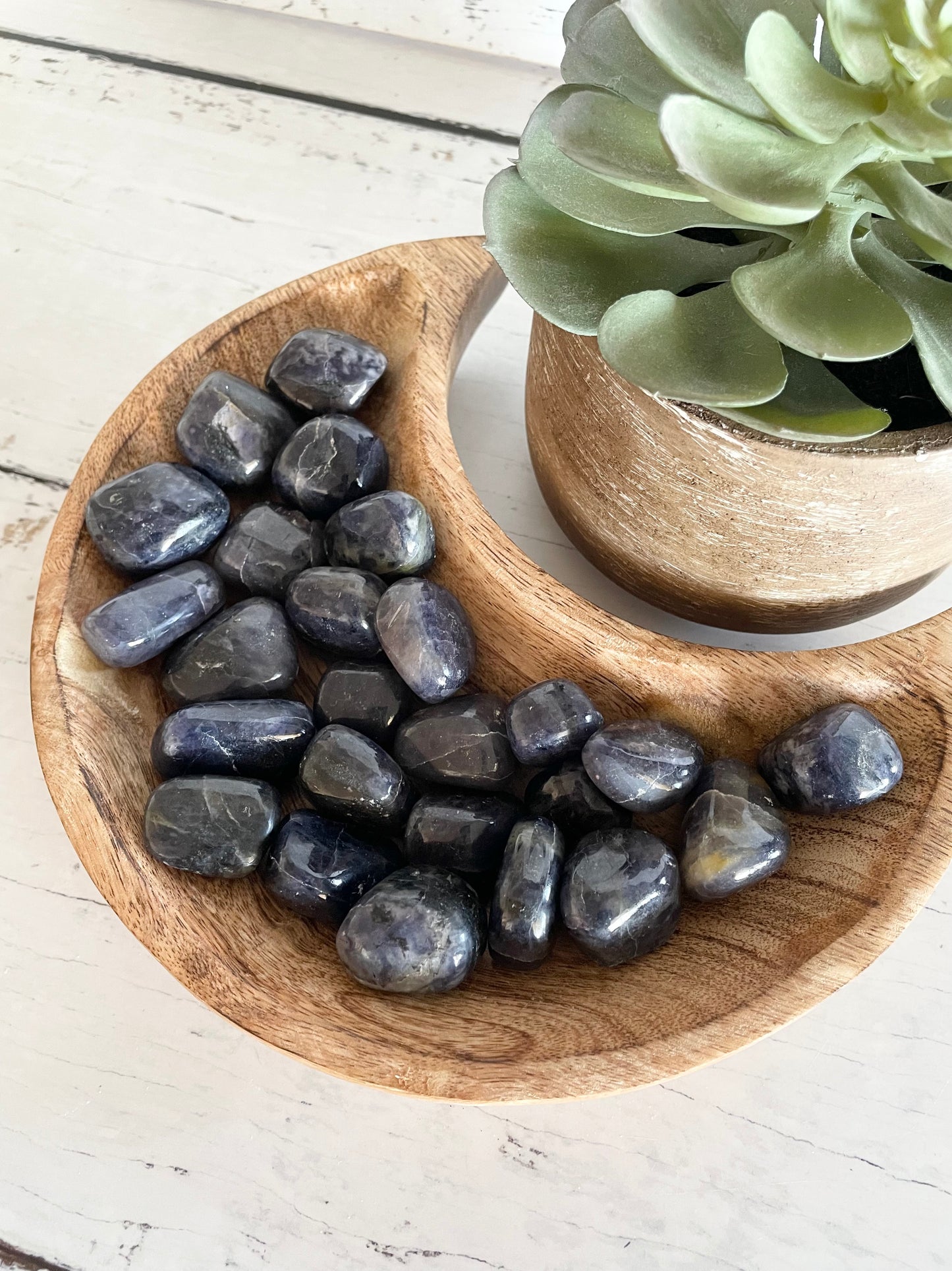Iolite Tumble Stones