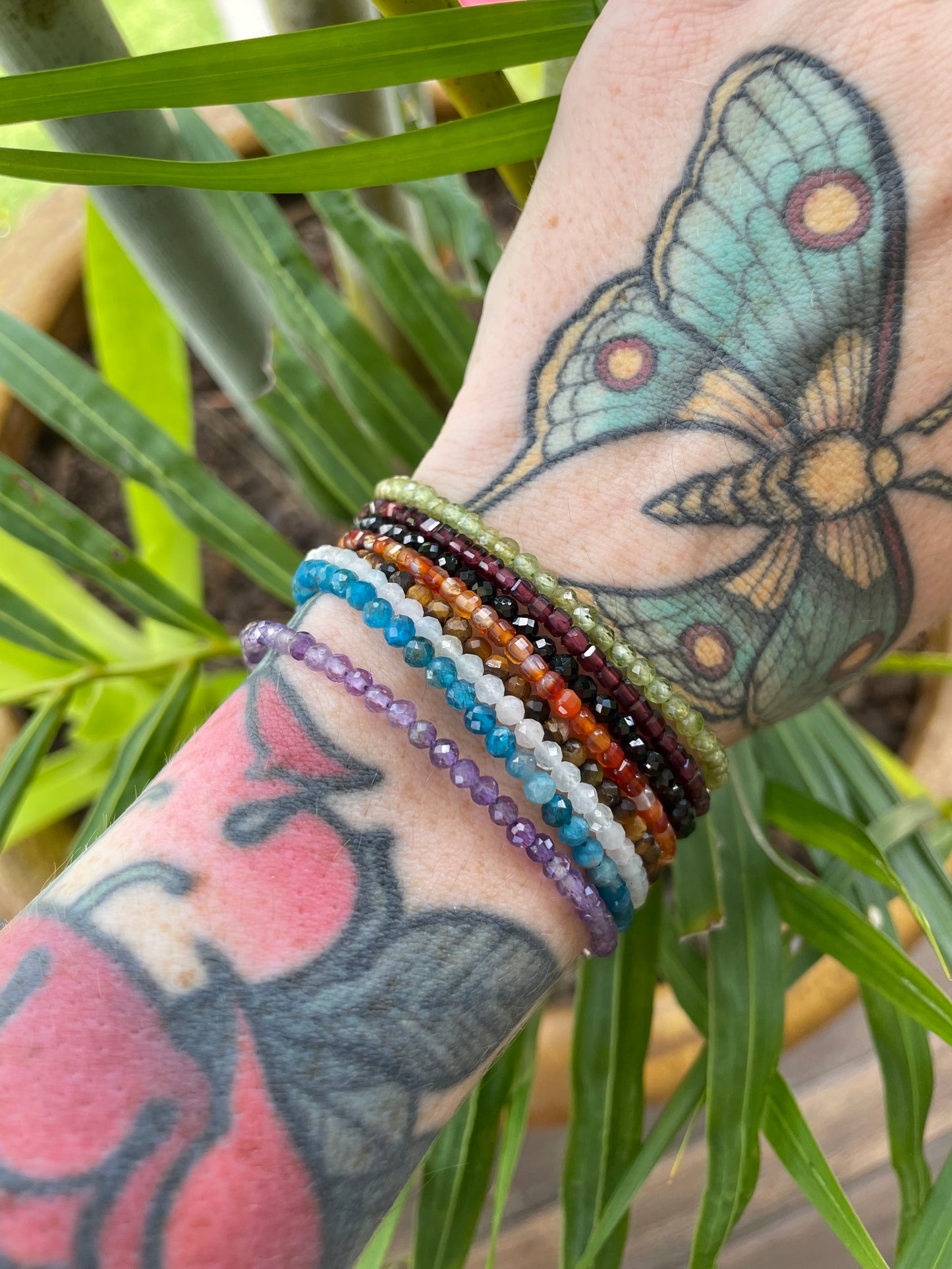 Faceted Carnelian Bracelet ~ Vitality