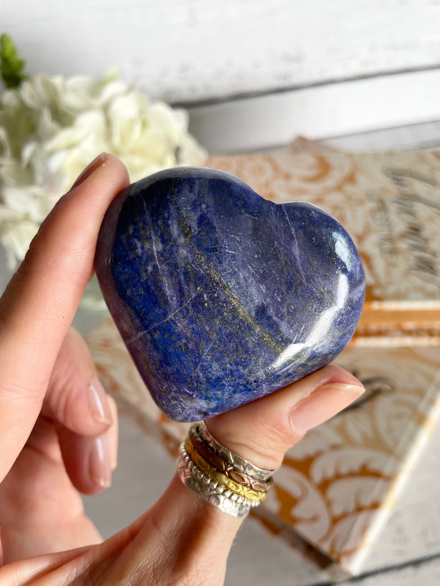 Lapis Lazuli Heart