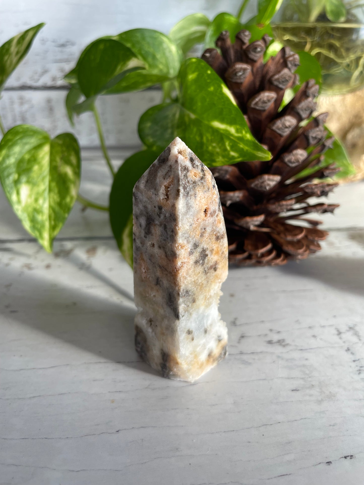 Crazy Lace Agate Obelisk