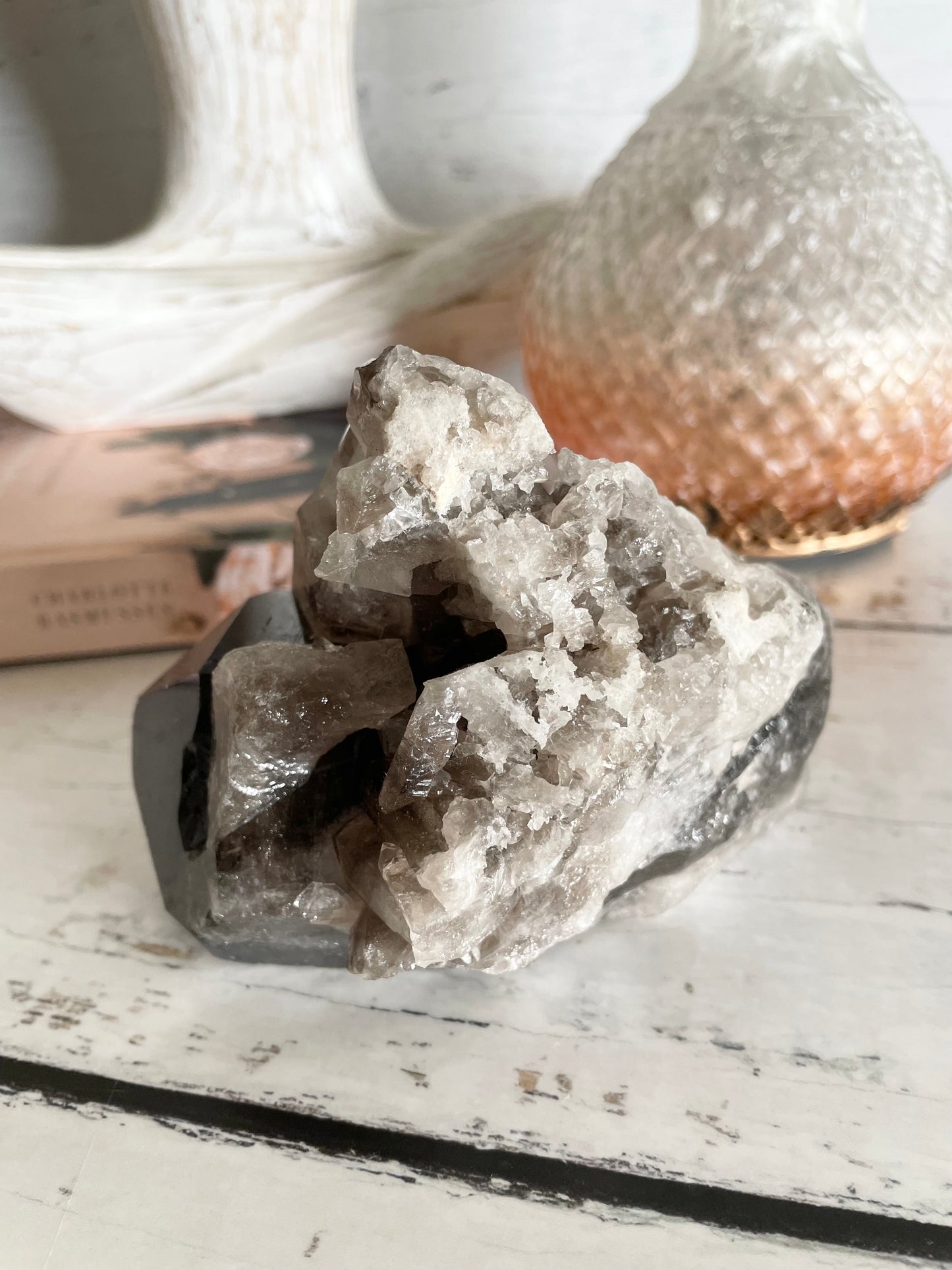 Smoky Quartz Cluster
