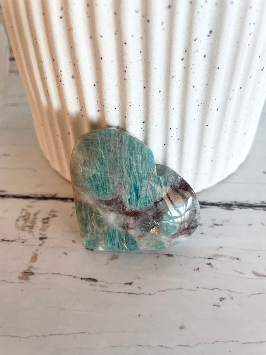 Amazonite Heart